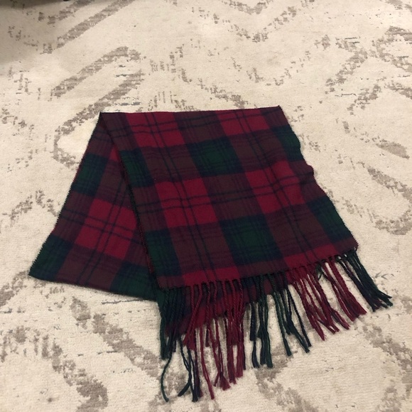 Christian Dior Cashmaire Plaid Scarf